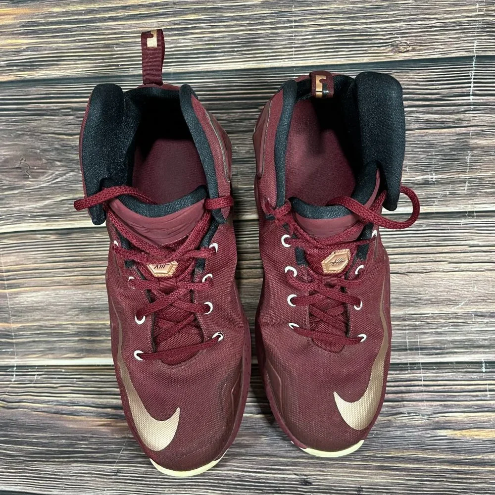Nike LeBron 13 Metallic Red Youth Basketball Shoes‎